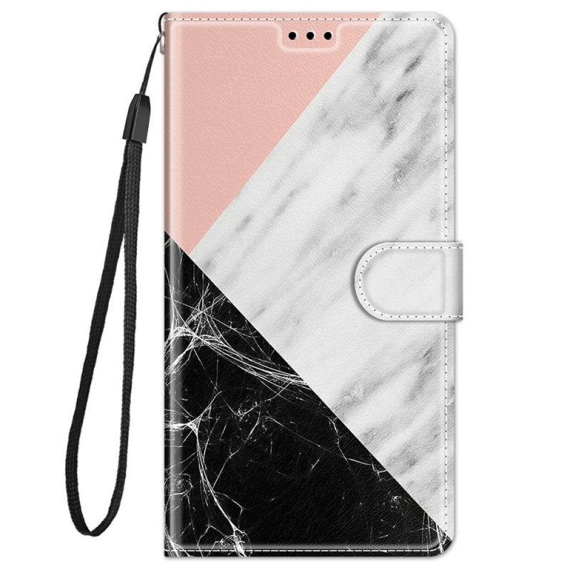 Κάλυμμα Xiaomi Redmi Note 11 Pro Plus 5G με κορδονι Strappy Marble Elegance